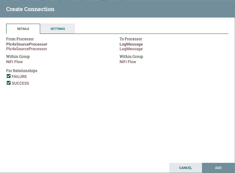 configuring connection